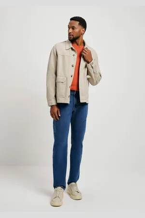 Hering Calça Masculina Slim Em Jeans Moletom