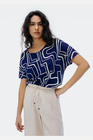 Hering Blusa Feminina Manga Curta Estampada