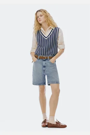 Hering Bermuda Jeans Feminina Cintura Média