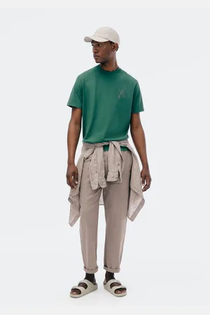 Hering Calça Masculina Reta Com Linho