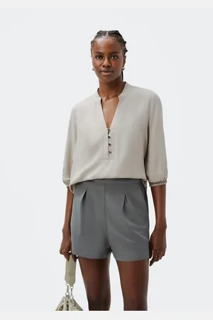 Hering Blusa Básica Feminina Manga 7/8 Bufante