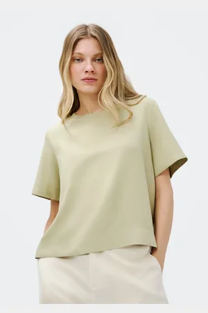 Hering Blusa Feminina Manga Curta Creponada