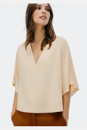 Hering Blusa Feminina Decote V Manga 3/4