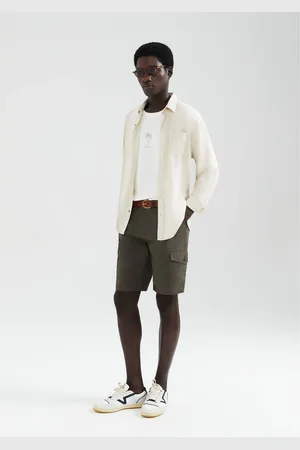 Hering Bermuda Básica Masculina Cargo Em Sarja