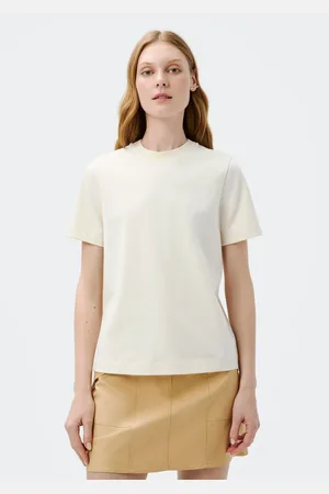 Hering Blusa Feminina Manga Curta Em Tricô Leve