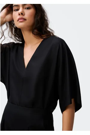 Hering Blusa Feminina Decote V Manga 3/4