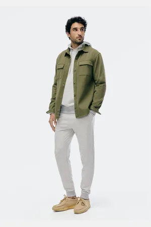 Hering Calça Básica Masculina Jogger Em Moletom Peluciado