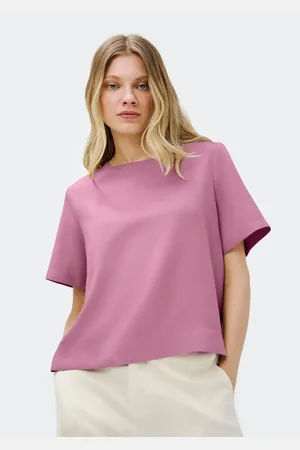 Hering Blusa Feminina Manga Curta Creponada
