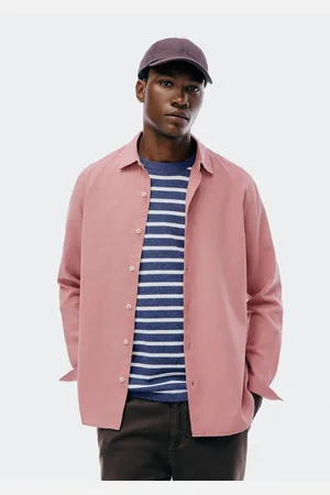 Hering Camisa Masculina Manga Longa Slim Com Linho