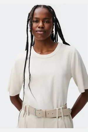 Hering Blusa Feminina Manga Média Com Linho