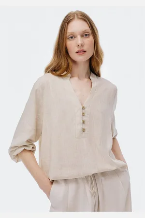 Hering Blusa Feminina Manga 3/4 Em Viscolinho