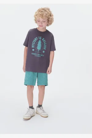 Hering Conjunto Curto Infantil Menino Com Estampa