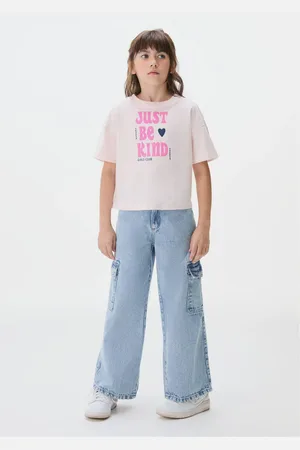 Hering Blusa Cropped Infantil Menina Manga Curta