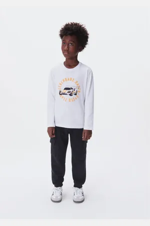 Hering Camiseta Infantil Menino Manga Longa Com Estampa