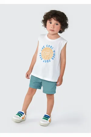 Hering Shorts Infantil Menino Toddler em Tactel Estampado