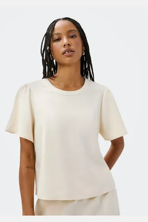 Hering Blusa Feminina Manga Godê Com Linho
