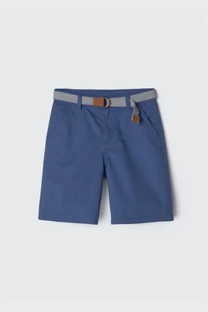 Hering Bermuda Infantil Menino Em Sarja Com Cinto