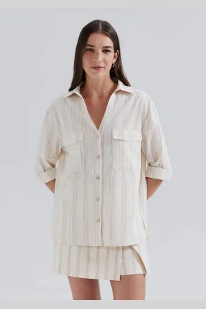 Hering Camisa Feminina Manga Longa Fio Tinto