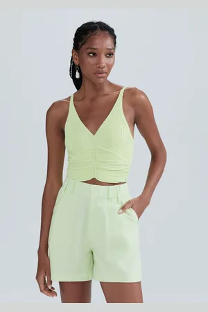 Hering Regata Cropped Feminina Em Tricô Leve