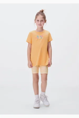 Hering Conjunto Infantil Menina Curto Com Estampa
