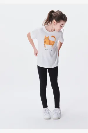 Hering Blusa Infantil Menina Manga Curta Com Estampa