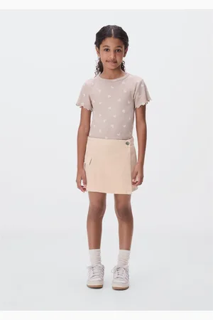 Hering Shorts Saia Infantil Menina Em Sarja