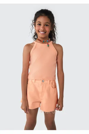 Hering Shorts Infantil Menina Em Sarja