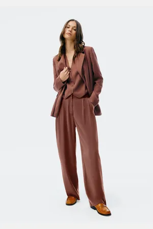 Hering Calça Feminina Cintura Alta Em Alfaiataria