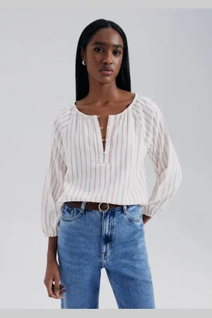 Hering Blusa Bata Manga Longa Fio Tinto