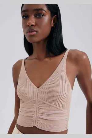 Hering Regata Cropped Feminina Em Tricô Leve