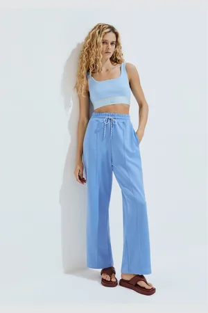 Hering Top Cropped Bicolor Com Bordado