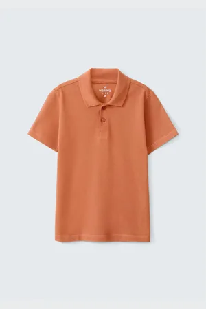 Hering Camisa Polo Infantil Menino Manga Curta Em Piquet