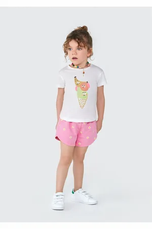 Hering Blusa Infantil Menina Toddler Com Estampa