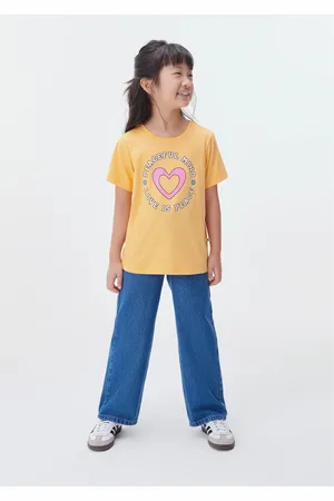 Hering Blusa Infantil Menina Manga Curta Com Estampa