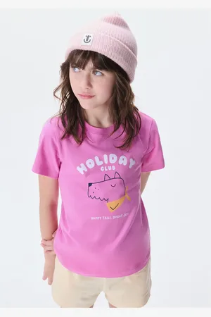 Hering Blusa Infantil Menina Manga Curta Com Estampa