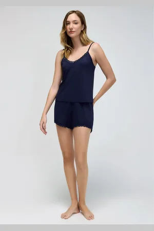 Hering Pijama Curto Feminino Com Renda