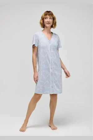 Hering Camisola Estampada Manga Curta Com Botões