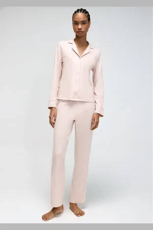 Hering Pijama Longo Feminino Com Botões