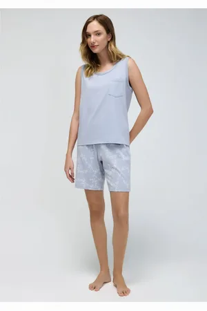 Hering Pijama Curto Feminino Amplo Estampado