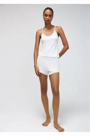 Hering Pijama Curto Feminino Com Renda