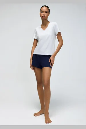 Hering Pijama Curto Feminino Em Malha De Algodão