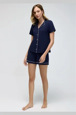 Hering Pijama Curto Feminino Com Botões