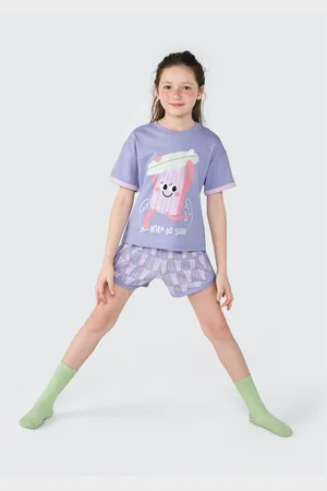 Hering Pijama Curto Infantil Menina Que Brilha no Escuro