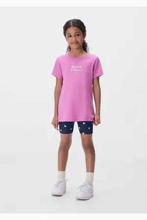 Hering Conjunto Infantil Menina Curto Com Estampa