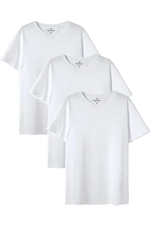 Hering Kit com 3 Camisetas Básica Infantil Unissex Manga Curta Slim
