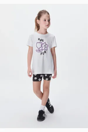 Hering Conjunto Infantil Menina Curto Com Estampa
