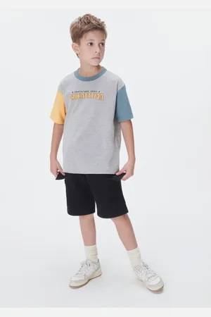 Hering Camiseta Manga Curta Infantil Menino Oversized