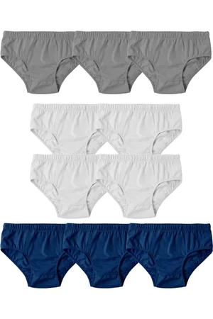 Hering Kit Com 10 Cuecas Infantil Slip Em Malha