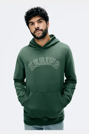 Hering Blusão Masculino Comfort Com Bordado Em Moletom Peluciado