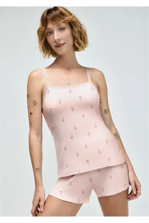 Hering Pijama Curto Feminino Estampado